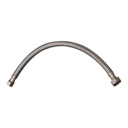 Plumb Pak Plumb Pak EZ 3/8 in. Compression X 1/2 in. D FIP 12 in. Stainless Steel Faucet Supply Line PP23801LF